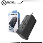 ESTABILIZADOR FORZA FVR-1222USB CON 8 TOMAS Y PUERTOS USB