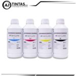 TINTAS JELTIFE SUPER PREMIUM UV 1 LITRO PACK PARA SISTEMA CONTINUO CISS