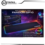 PAD MOUSE GAMER XL RGB FANDOM GP10 80CM X 30CM BASE ANTIDESLIZANTE - Imagen 2